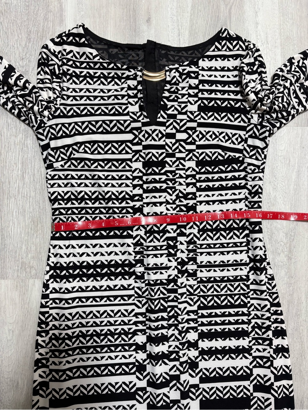 Joseph Ribkoff Black and White Dress Style 153872 Size 12 - Picture 12 of 13